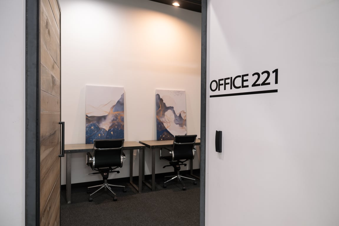 An interior shot of Office 221