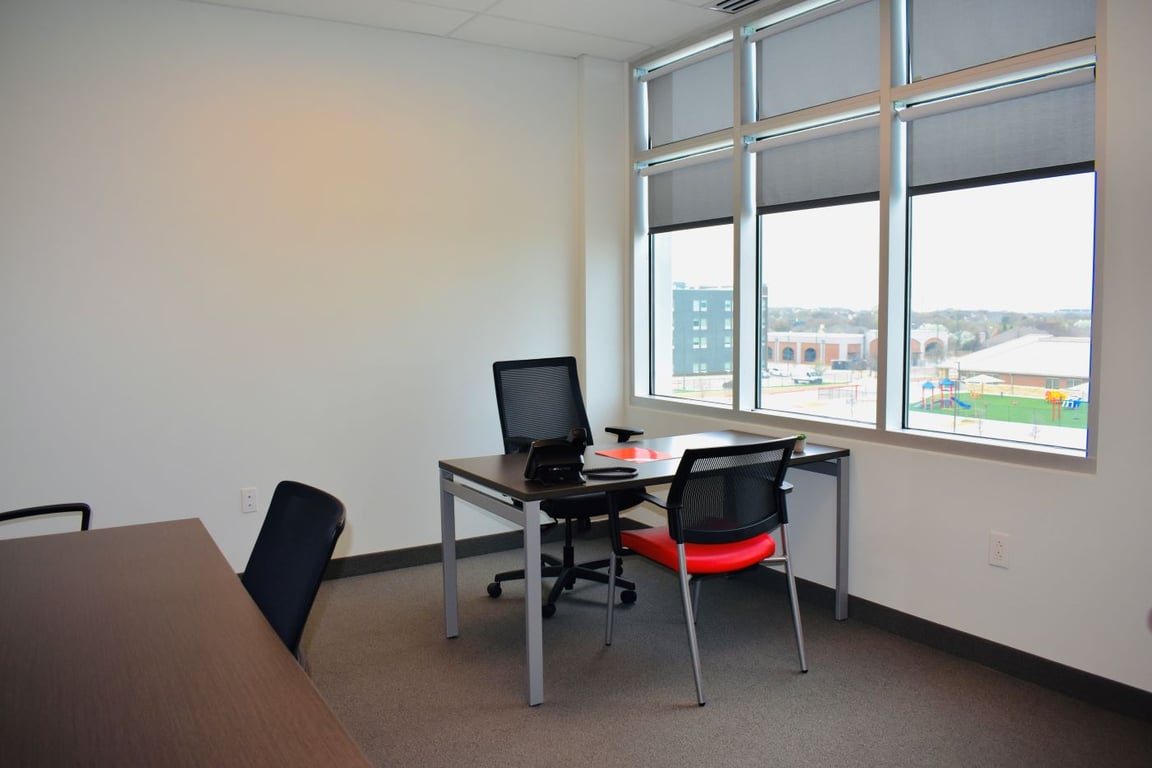 An interior shot of Plano Private Office For up to 4