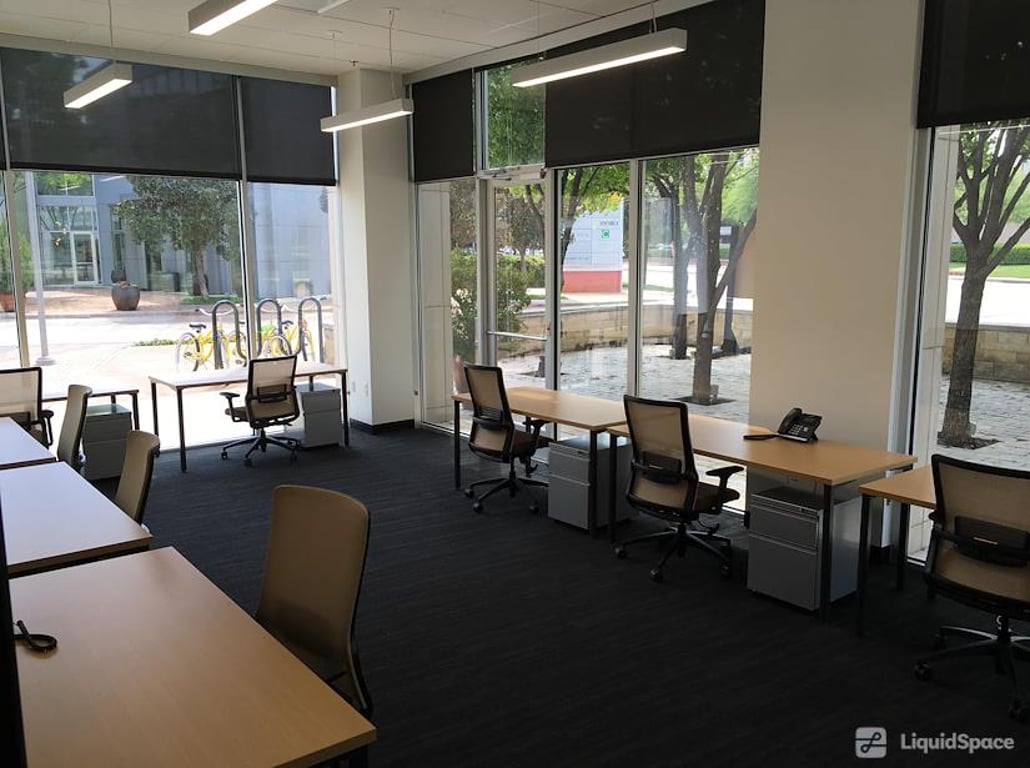 An interior shot of 10-Person Office