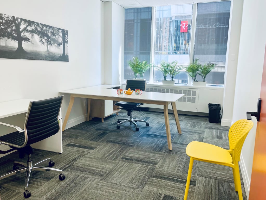An interior shot of Private Office