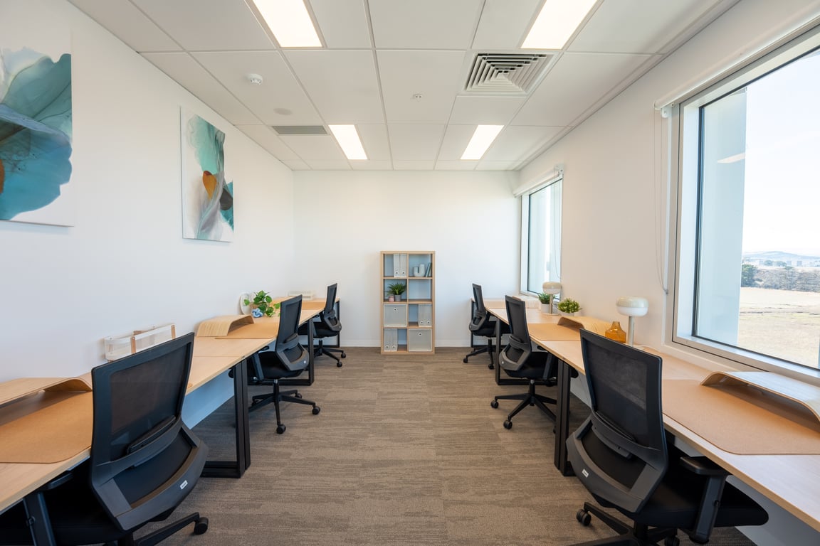 An interior shot of Suite 19