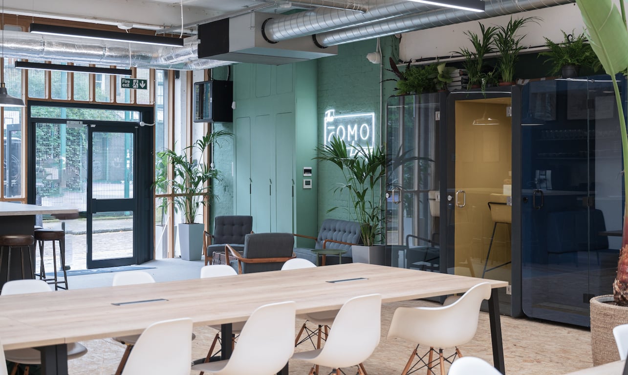An interior shot of FOMO House