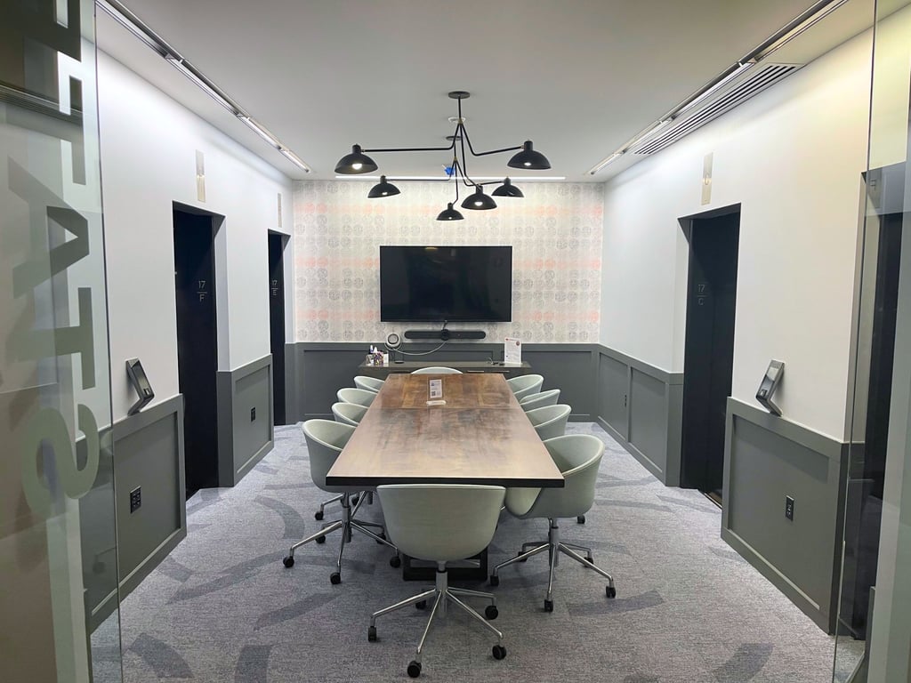 An interior shot of State Conference Room