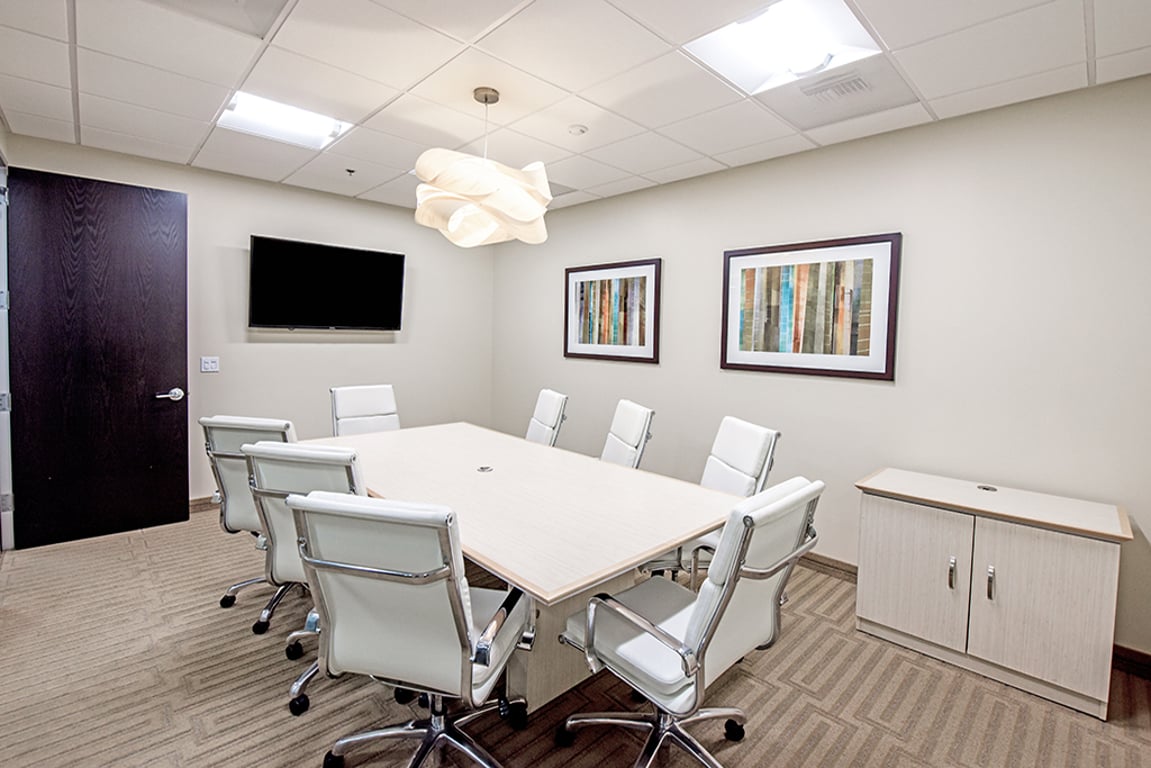 An interior shot of 8 Person Meeting Room