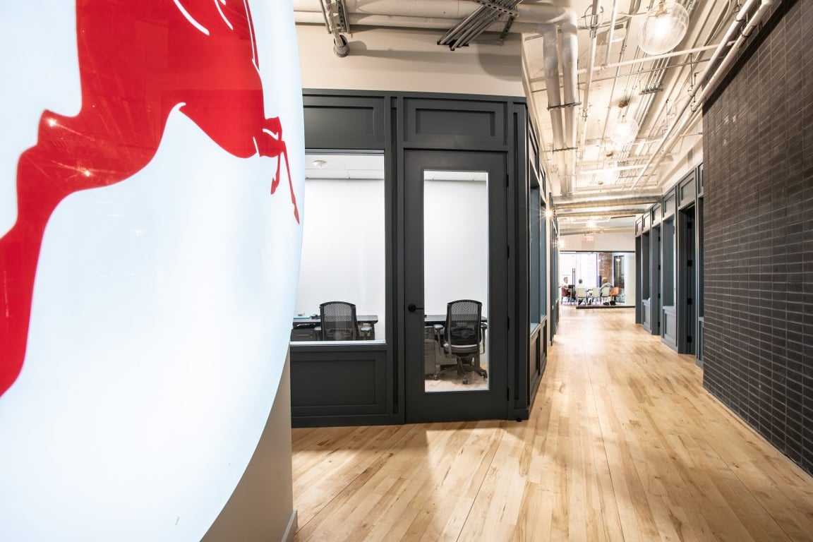 An interior shot of Private Office