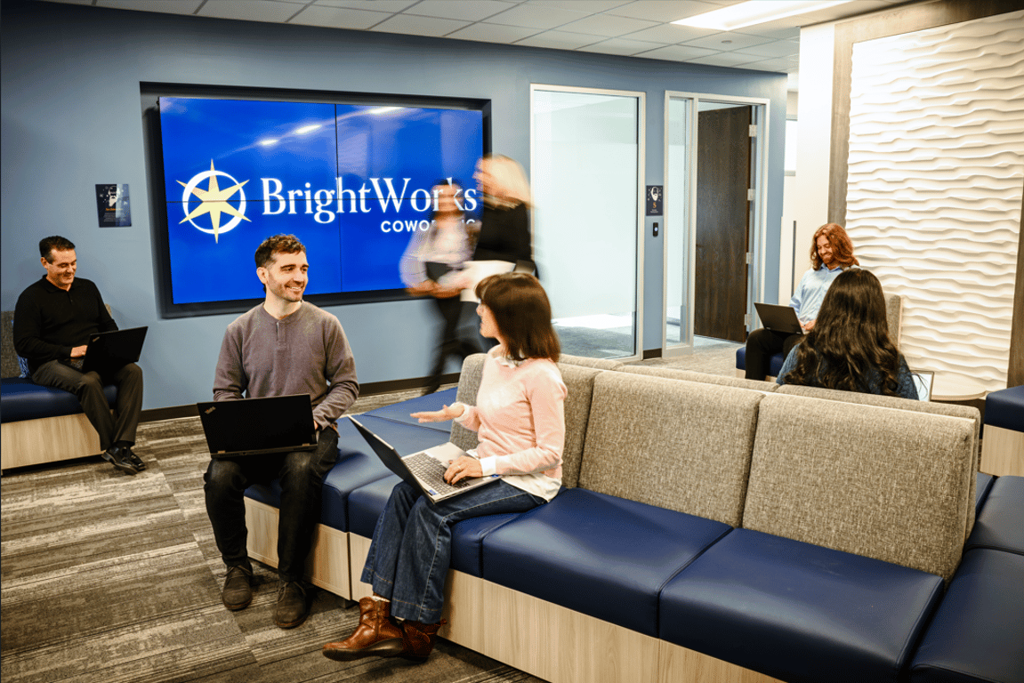 An interior shot of BrightWorks Coworking - 777