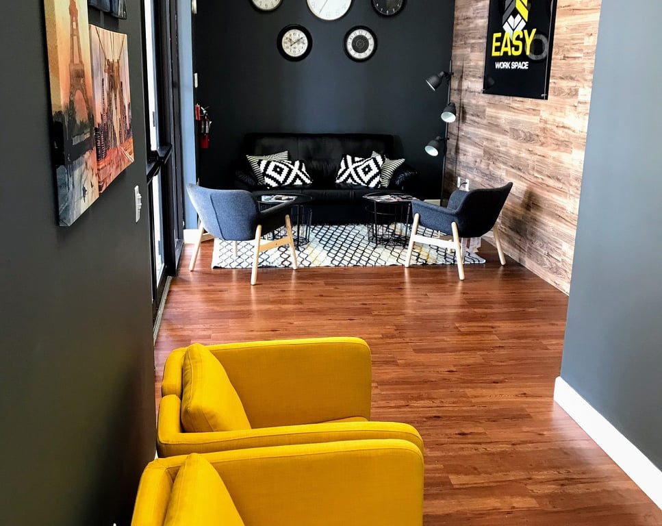 An interior shot of Easy Work Space