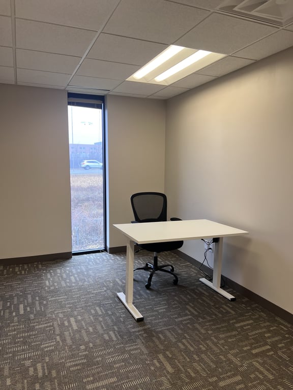 An interior shot of Office 208