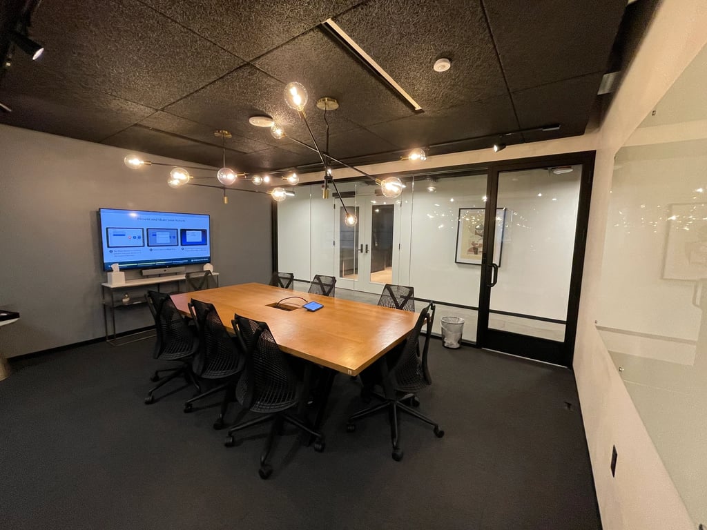 An interior shot of Conf C- Keycard Restricted