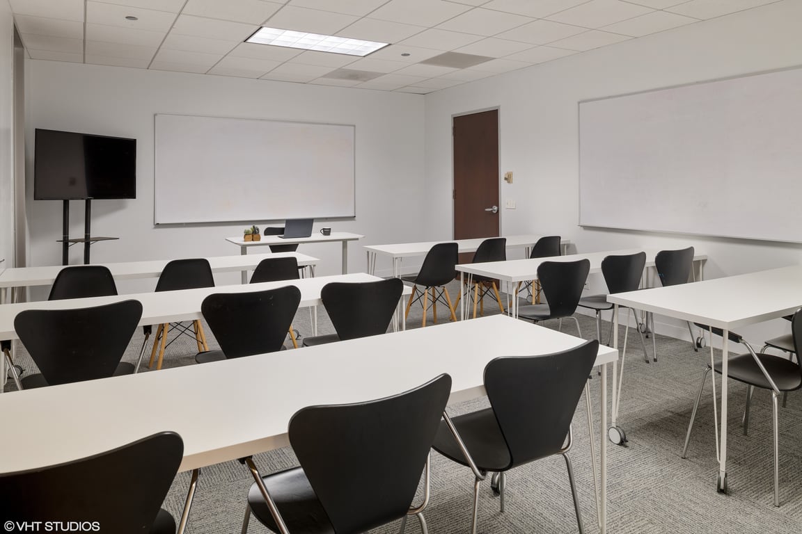 An interior shot of Classroom