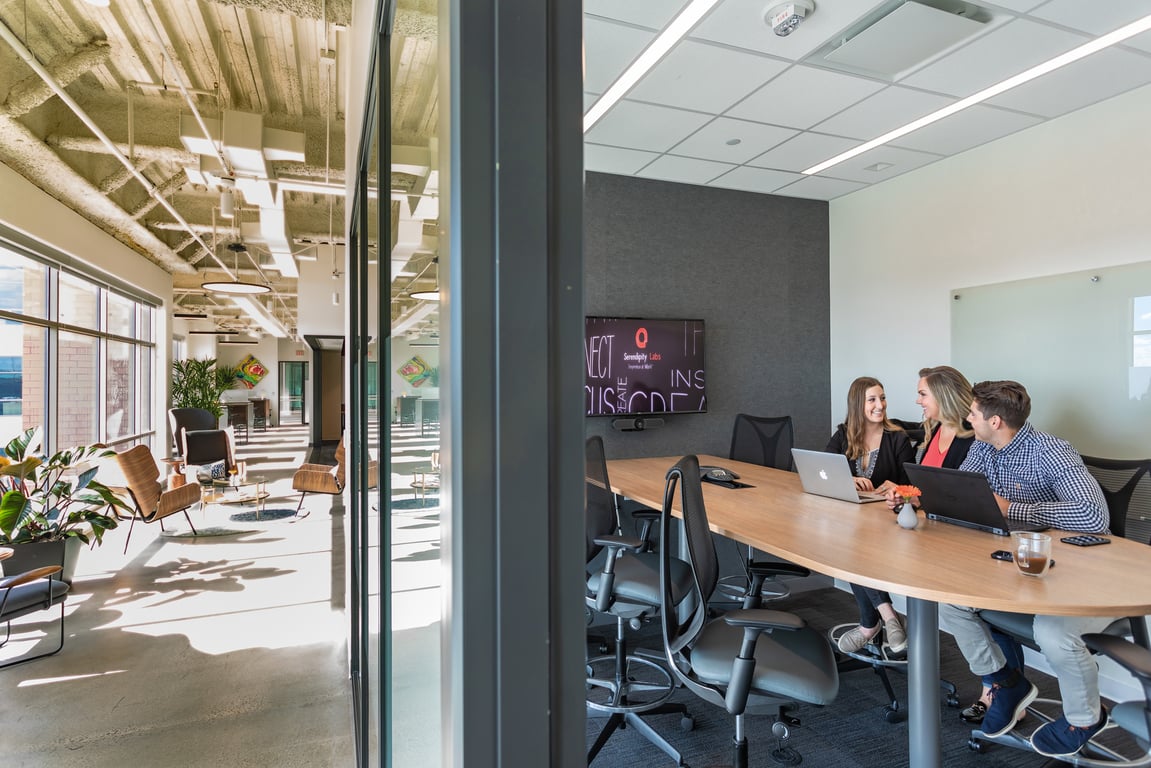 An interior shot of Sargas Boardroom