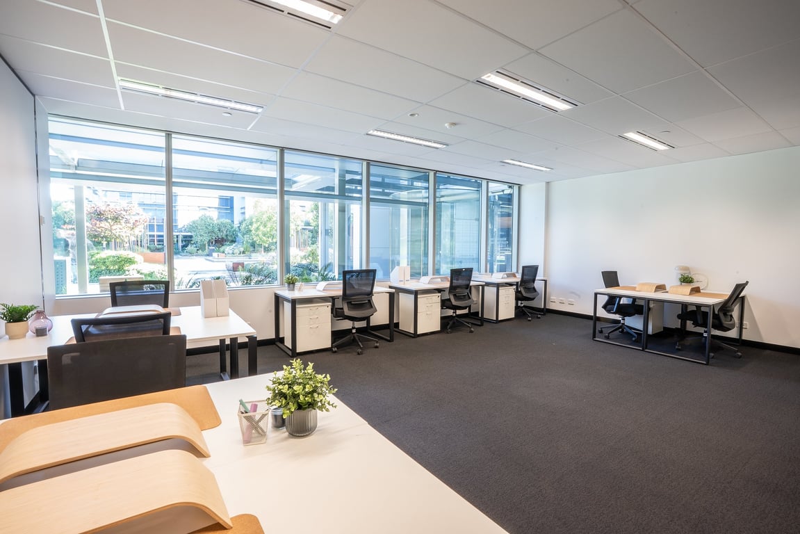 An interior shot of Suite 002