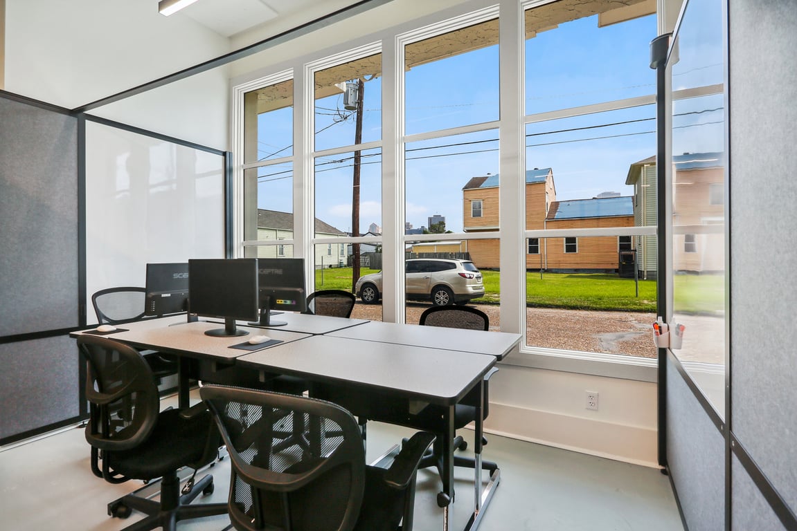 An interior shot of Small Office