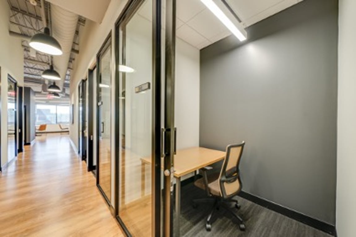 An interior shot of 1-Person Private Office