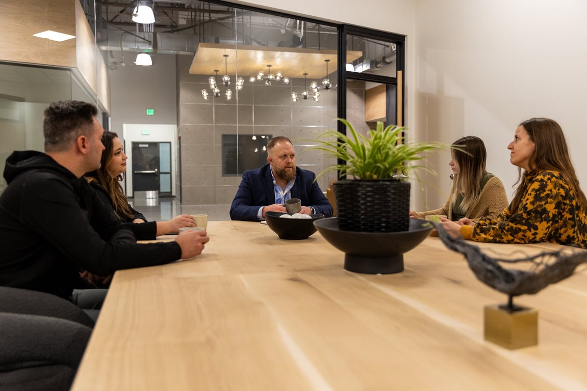 An interior shot of Aurora Meeting Room (6 Guest Max)