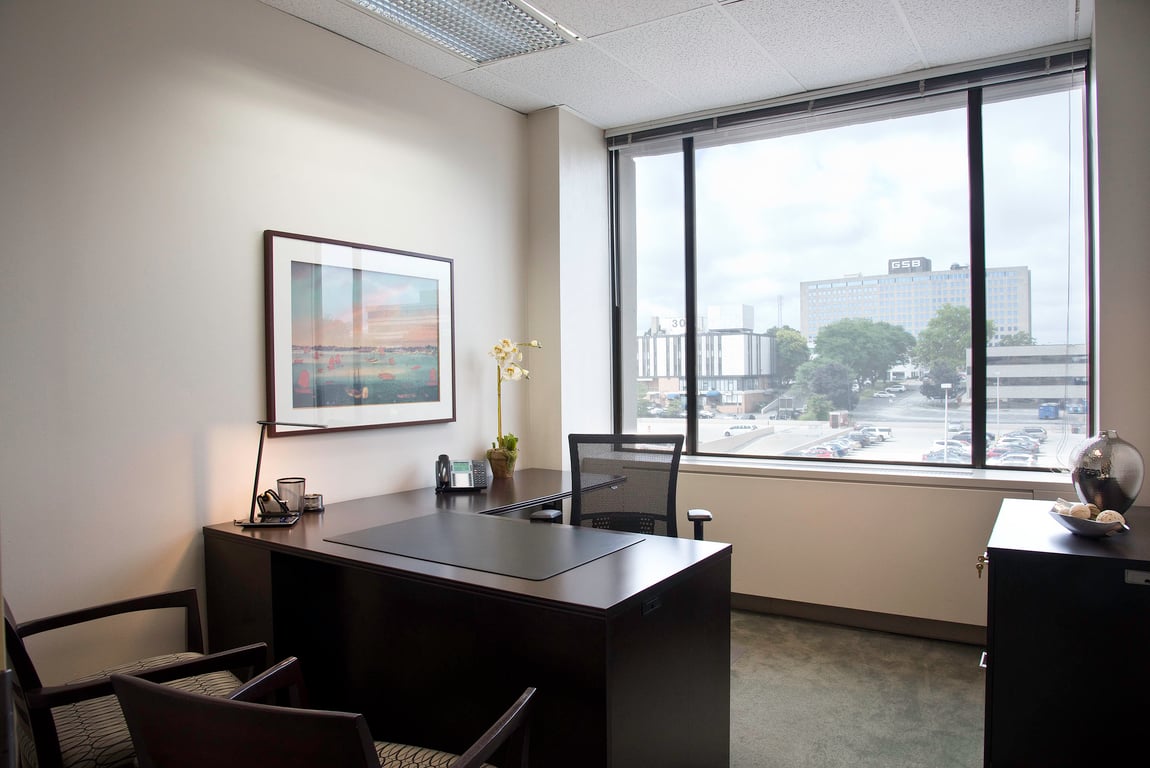 An interior shot of Private Office