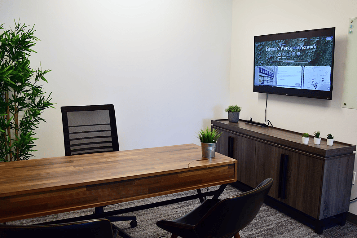 An interior shot of Private Office (Best for 1-2 persons)