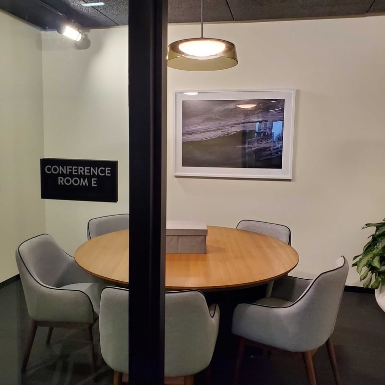 An interior shot of Conference E