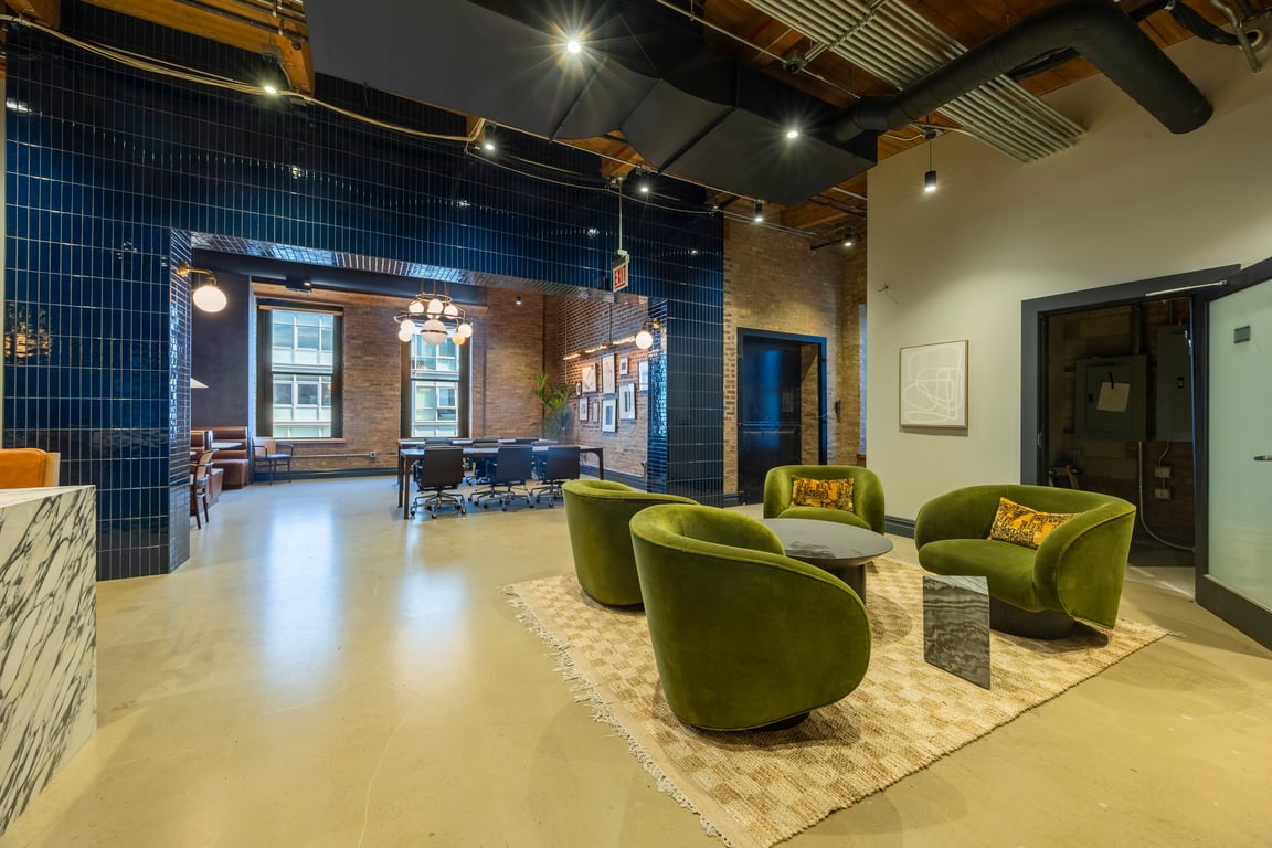 An interior shot of The Yard - Fulton Market