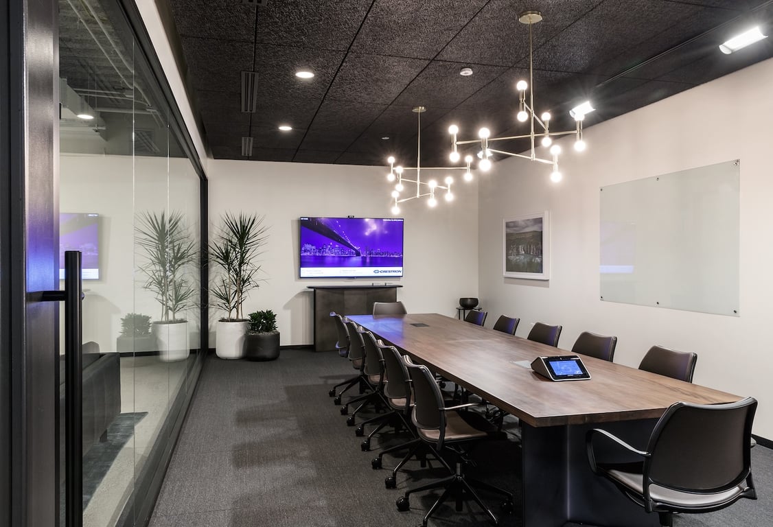 An interior shot of Conf. Room L