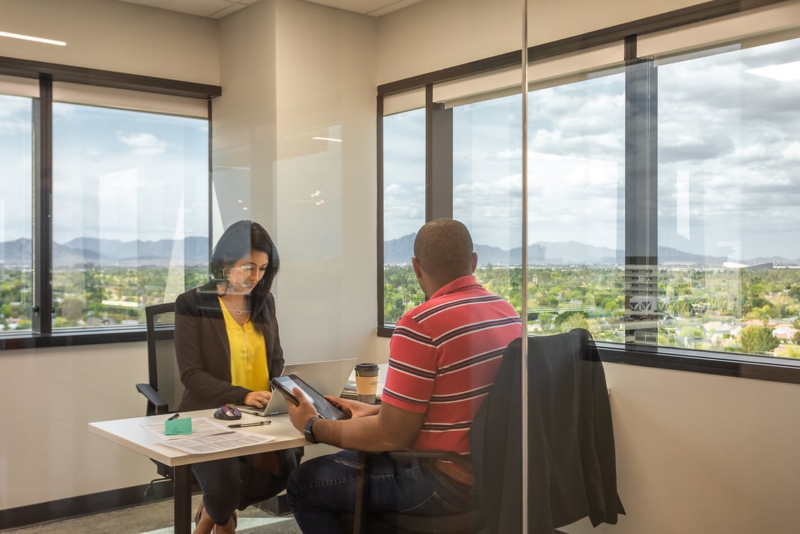 An interior shot of Private Day Office