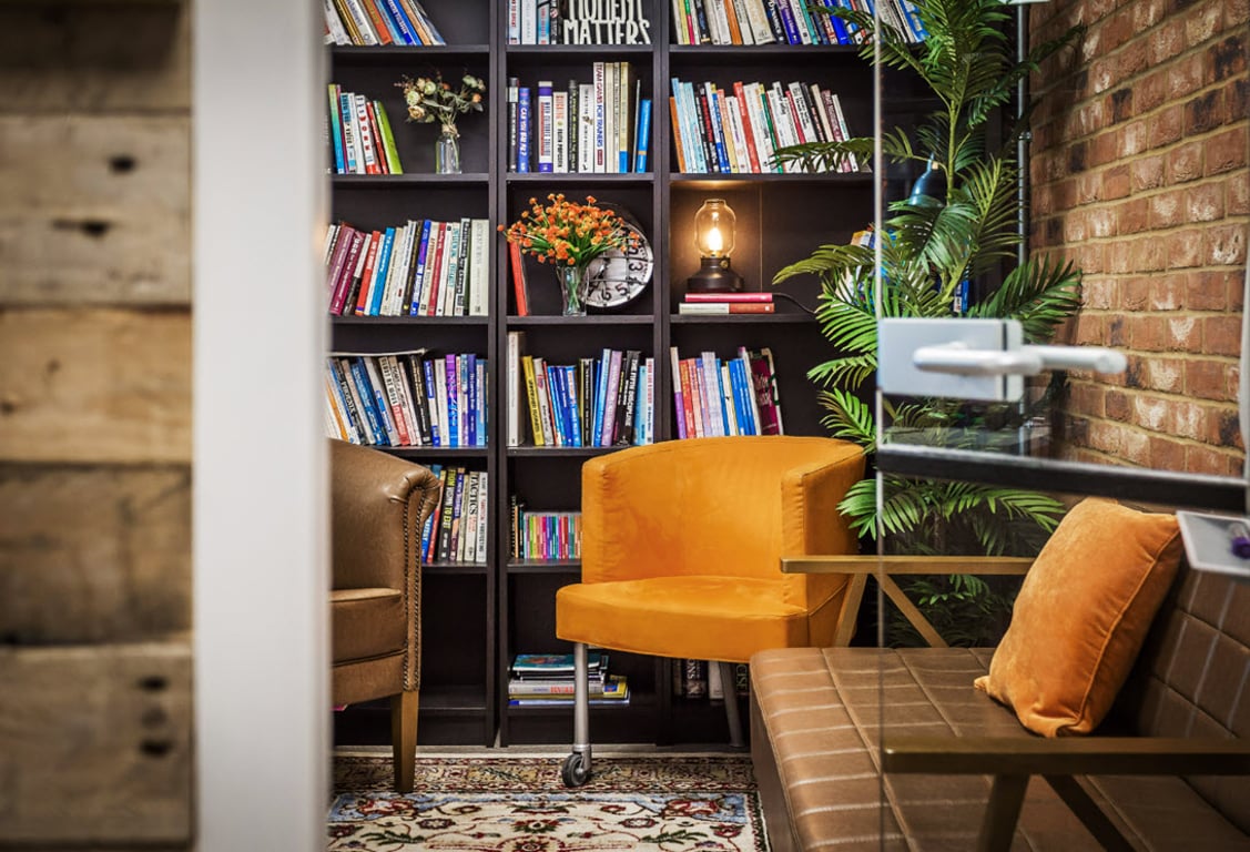 An interior shot of Library
