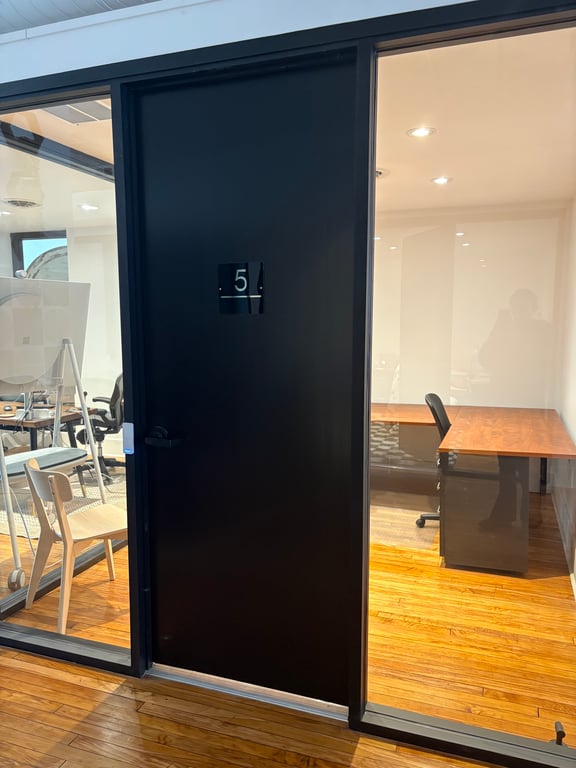 An interior shot of Private Office 5
