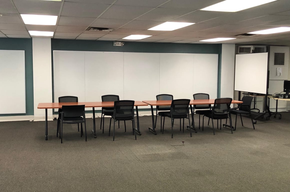 An interior shot of Makers Alley classroom