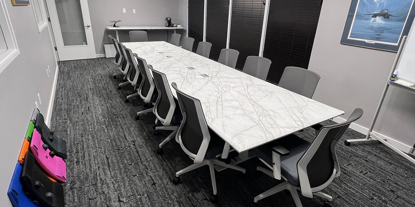 An interior shot of Beechcraft Executive Conference Room