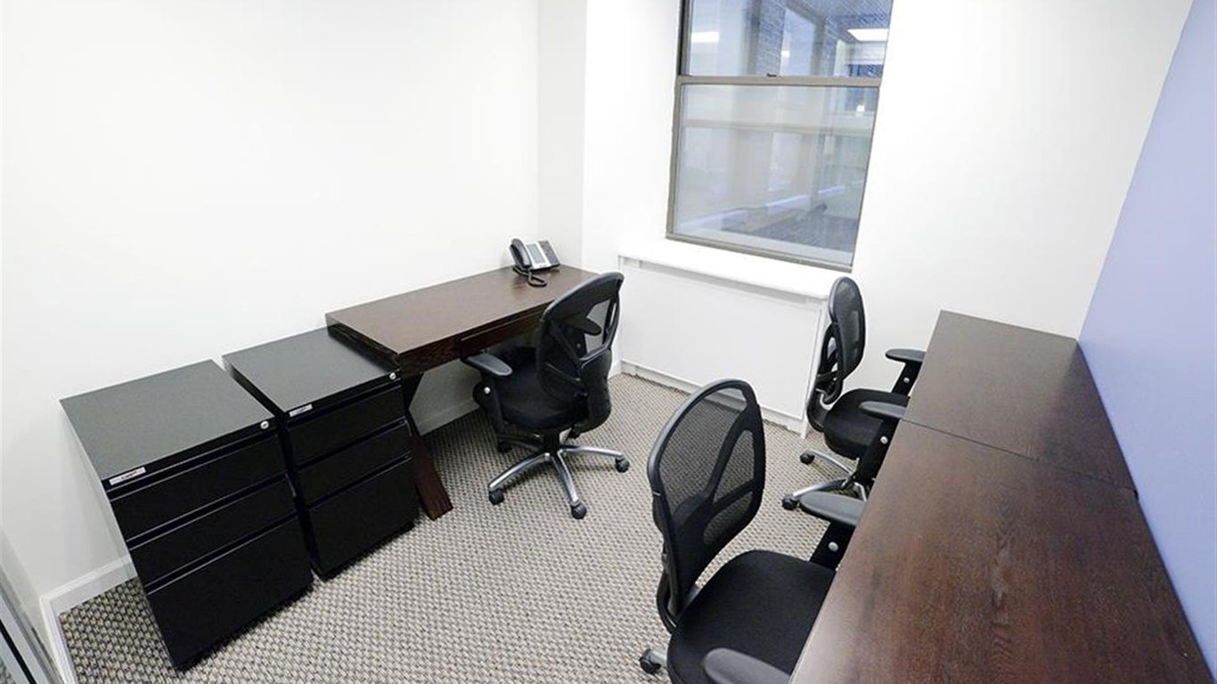 An interior shot of Windowed Day Office