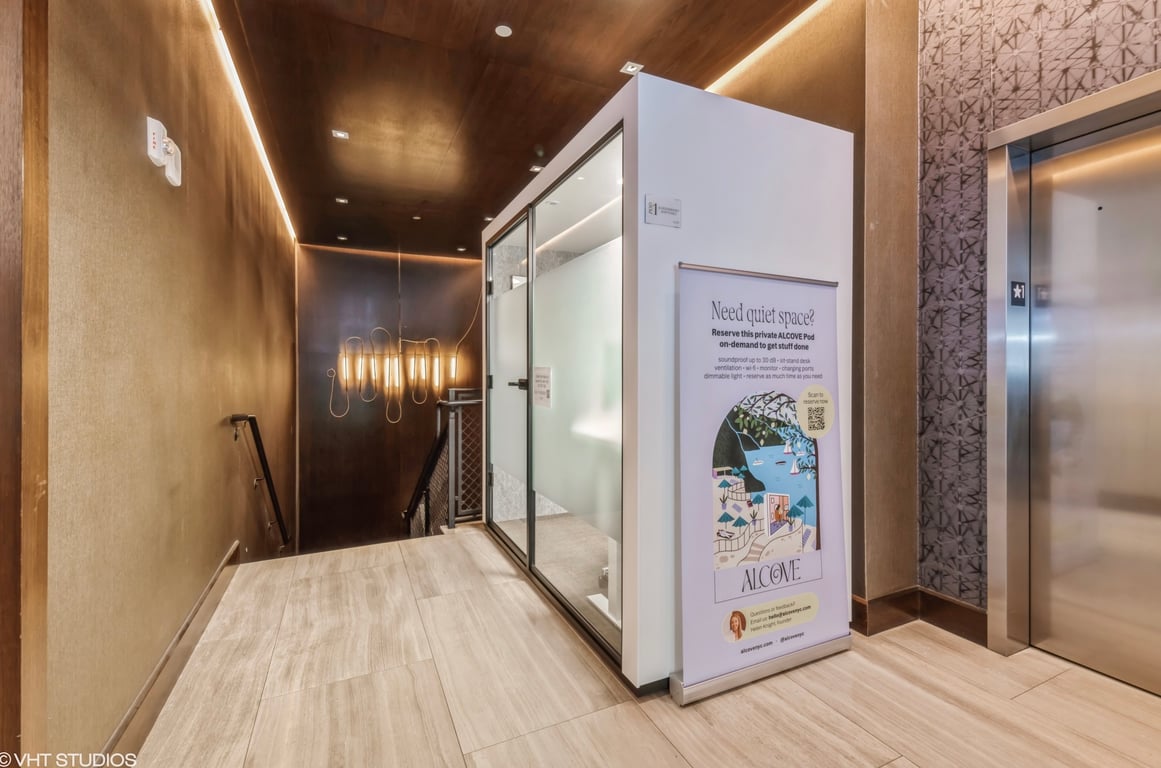 An interior shot of ALCOVE Boerum Hill at Hilton Brooklyn New York