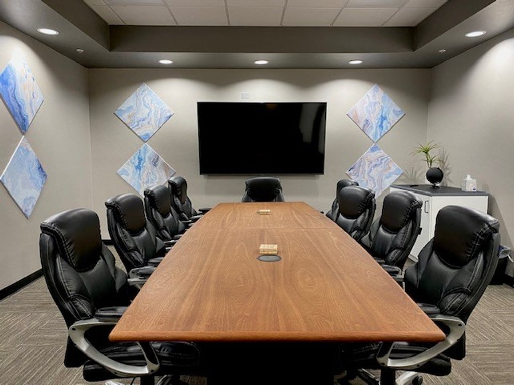 An interior shot of The Board Room