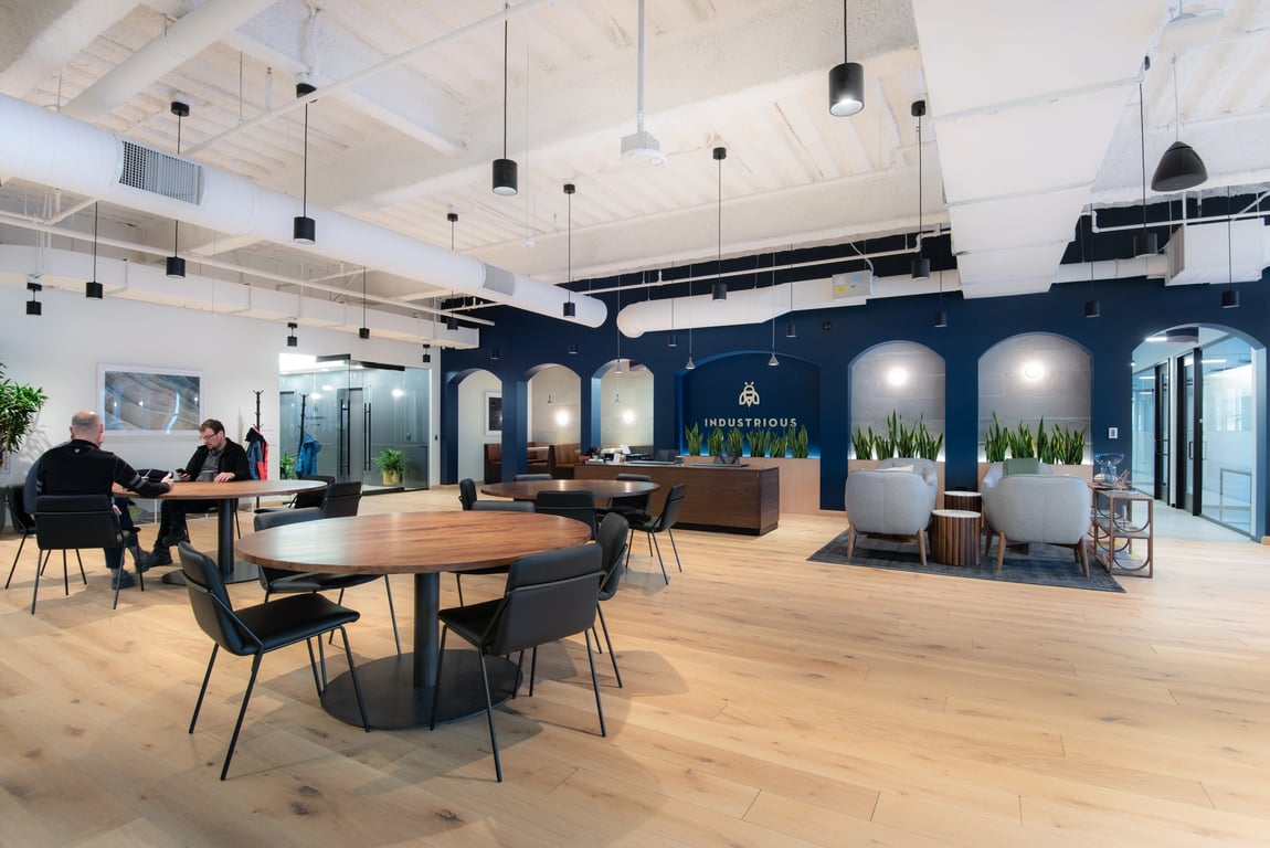 An interior shot of Industrious - Copley