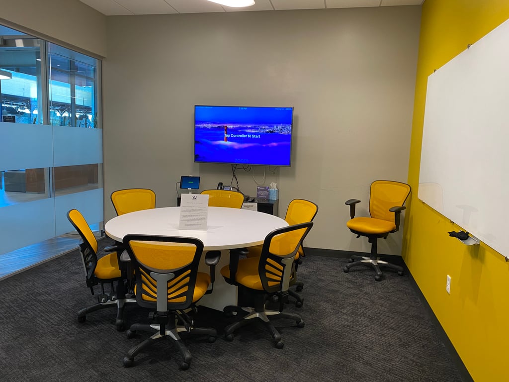 An interior shot of McDowell Yellow Room