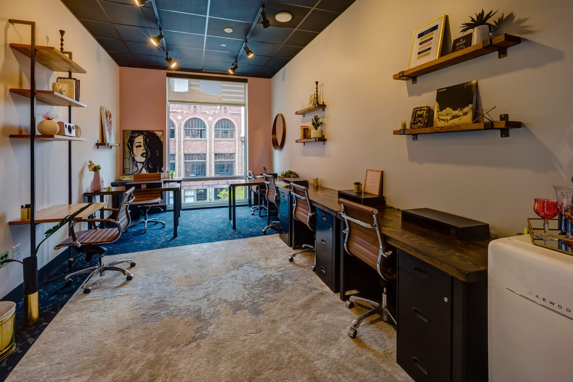 An interior shot of Private Office