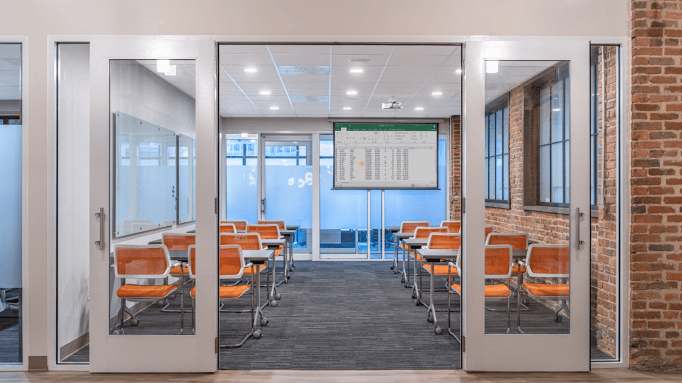 An interior shot of Large Training Room