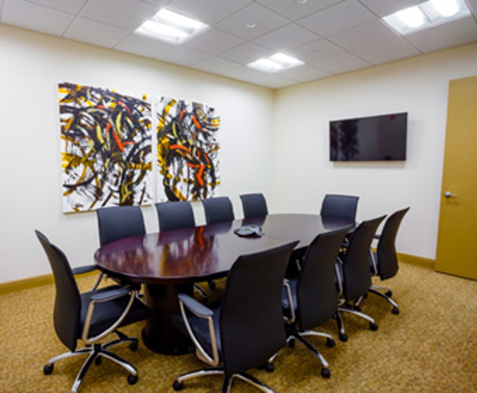 An interior shot of Conference Room #1