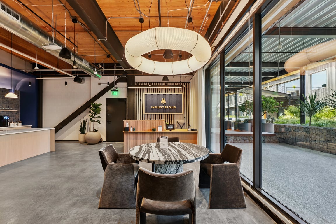 An interior shot of Industrious - Marina Del Rey