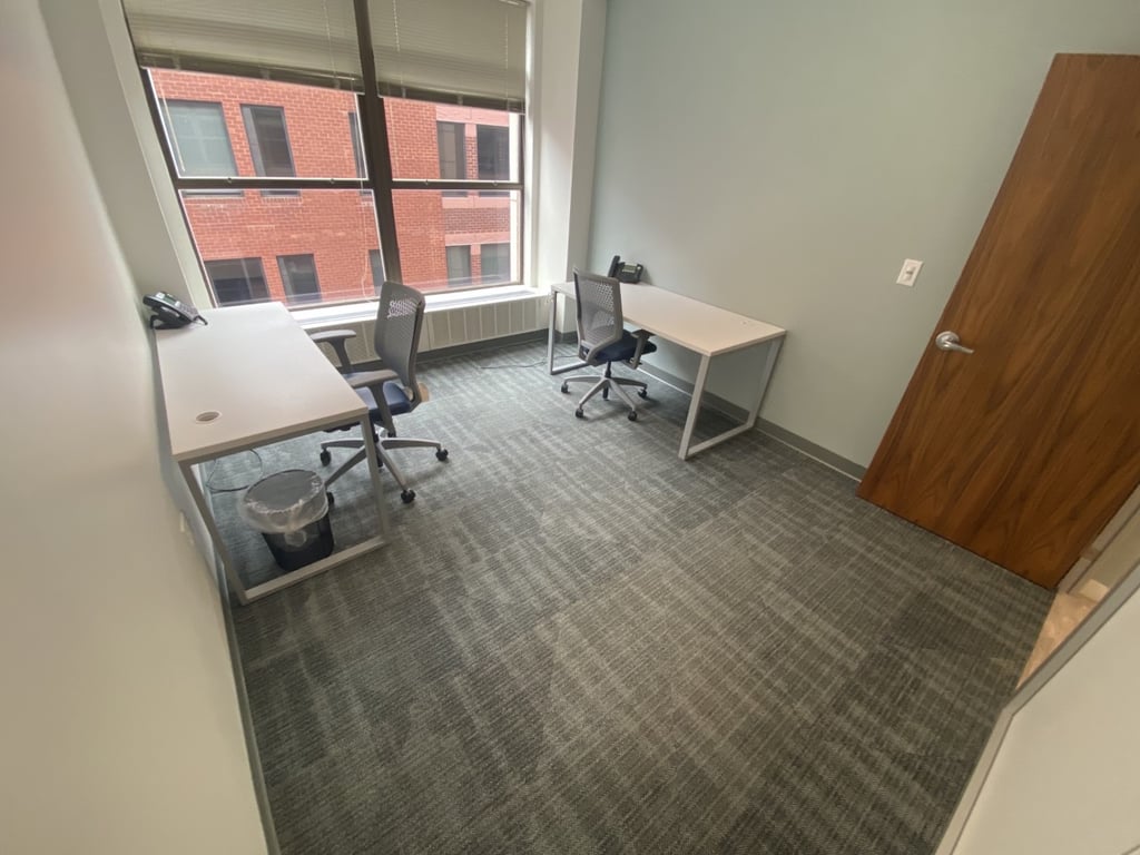 An interior shot of Small Window Office