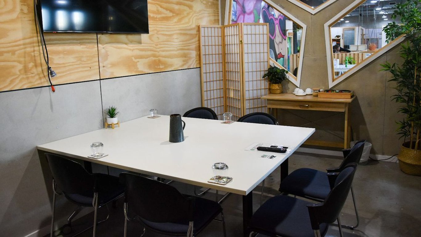 An interior shot of Bowie Room