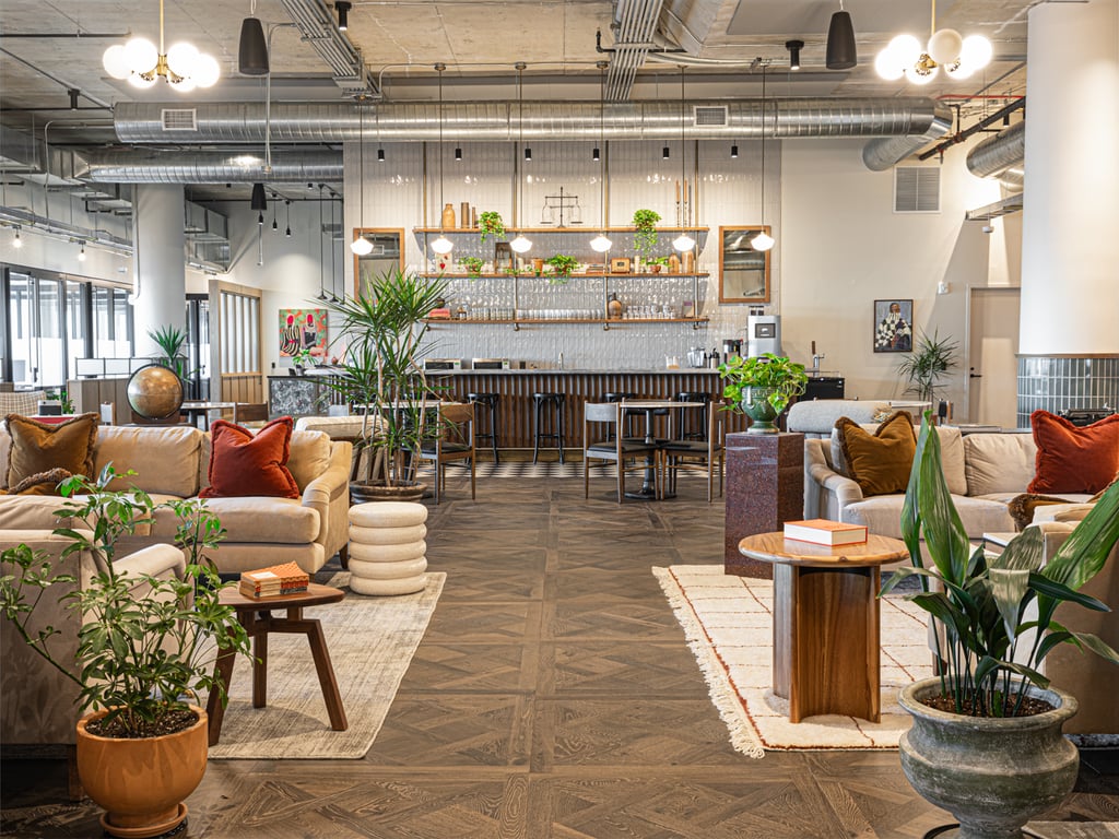 An interior shot of Mindspace - Williamsburg