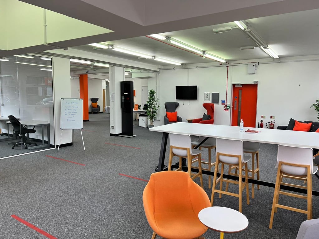 An interior shot of easyHub Croydon