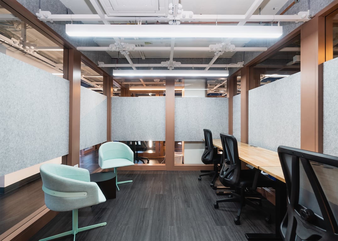 An interior shot of Office Day Pass