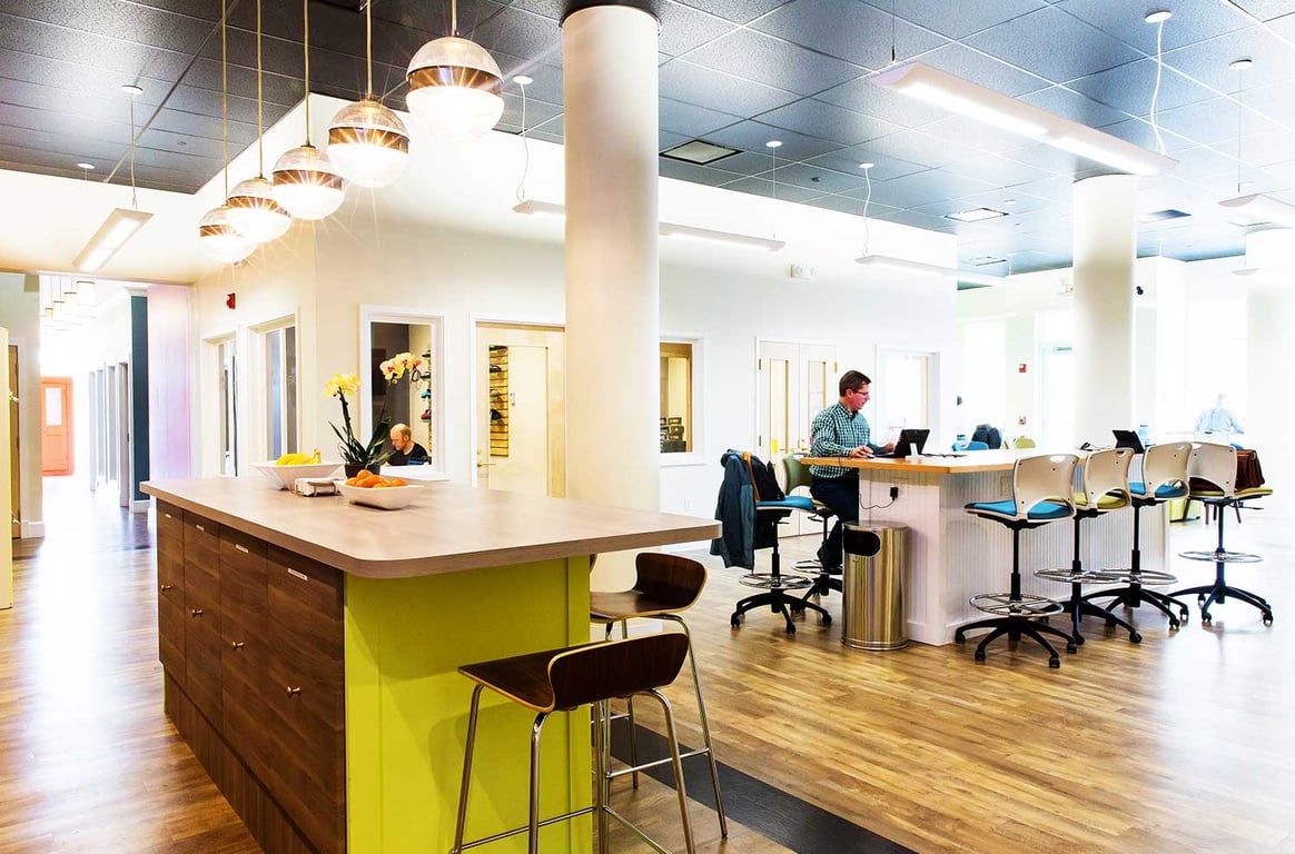 An interior shot of Workspace - Cohasset