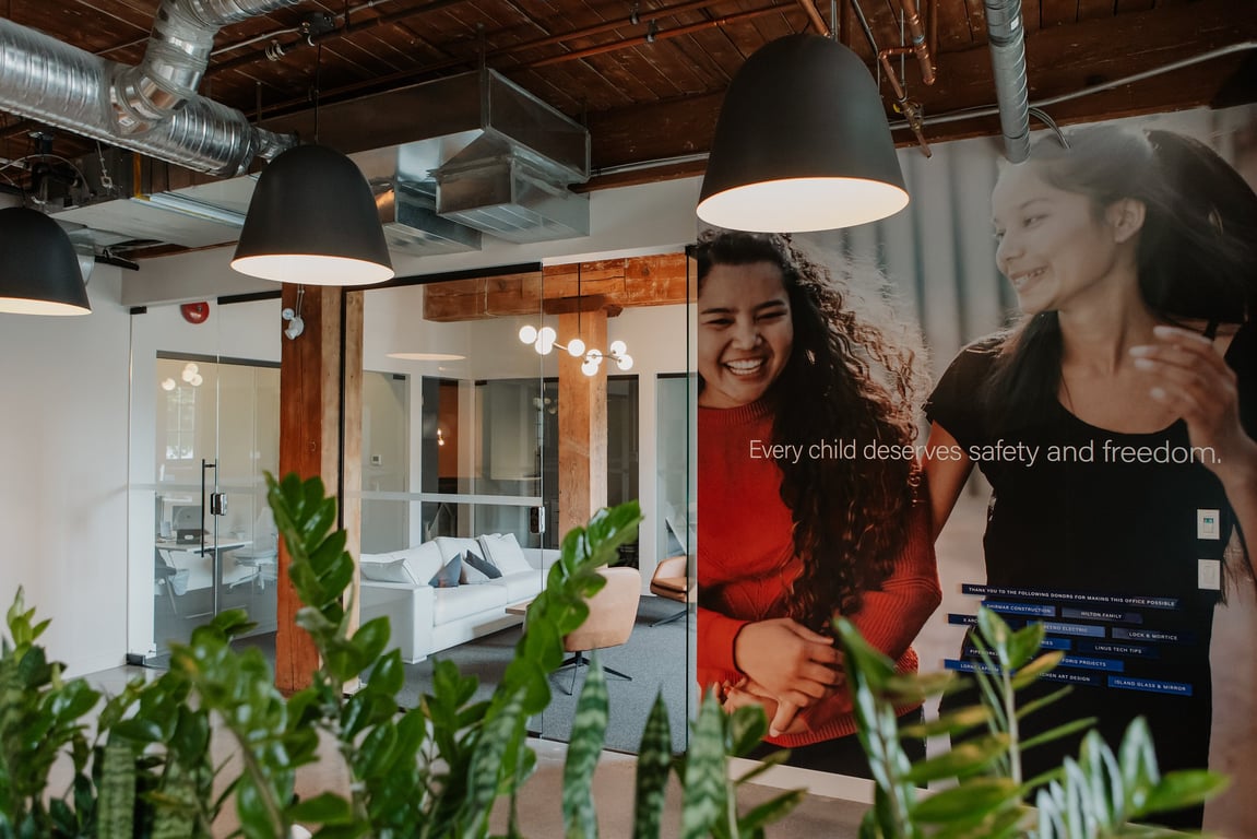 An interior shot of Private Office