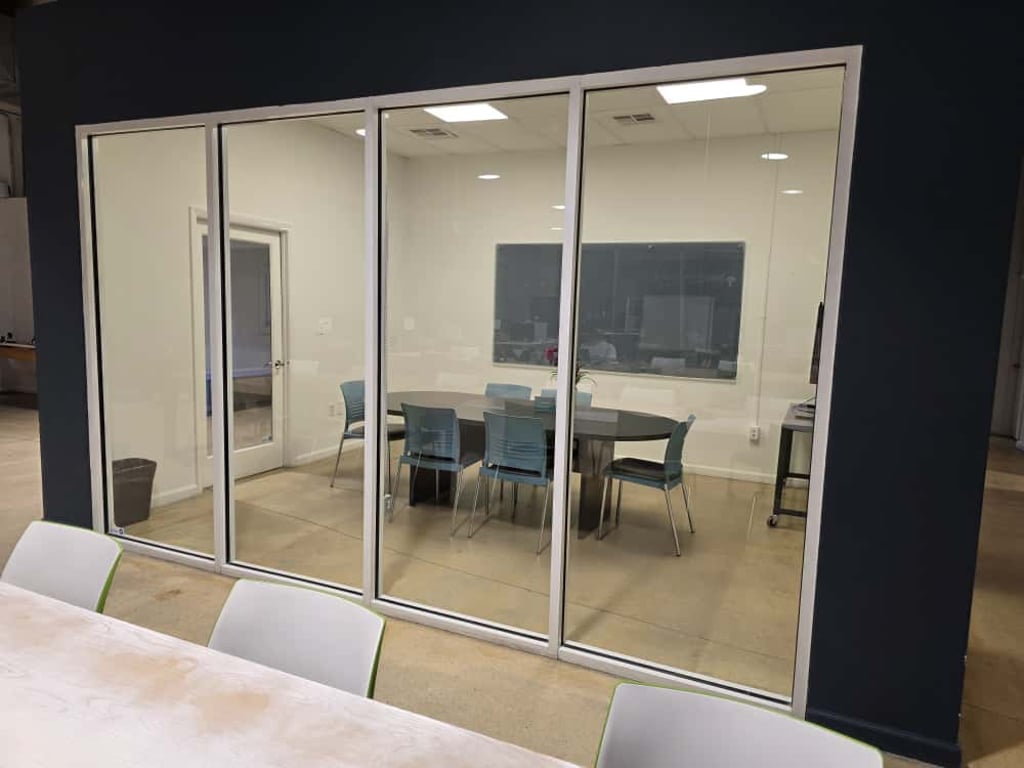 An interior shot of Fishbowl Conference Room at The DOCK (formerly The LAB Miami)