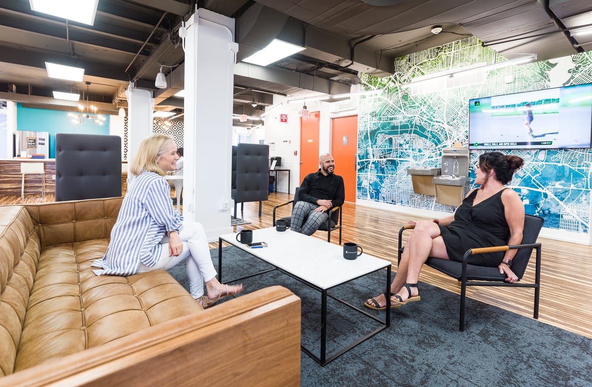 An interior shot of Expansive - Katy Building