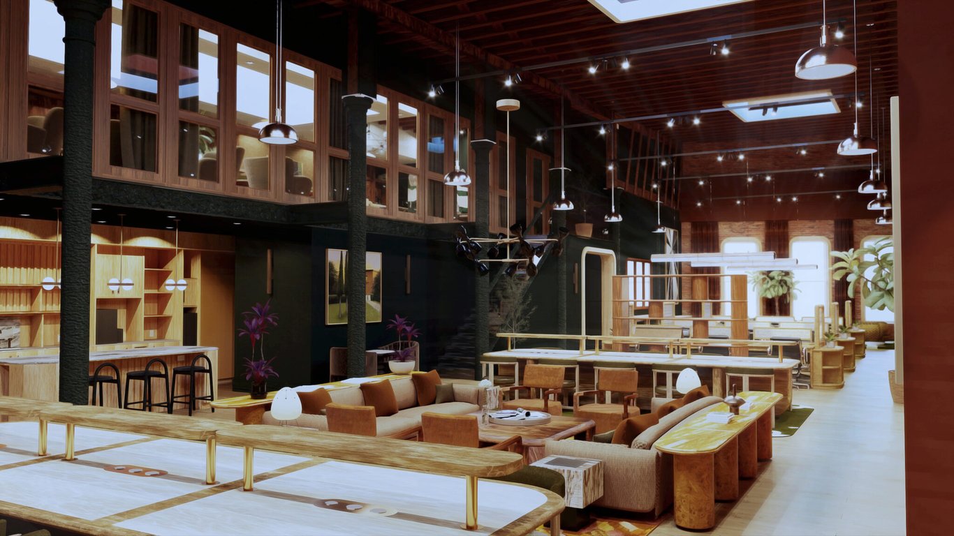 An interior shot of The Malin - Flatiron