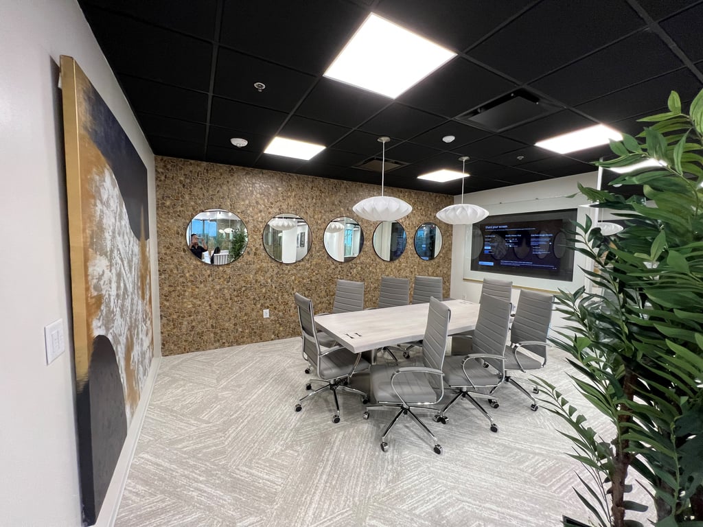 An interior shot of The Sowell Boardroom