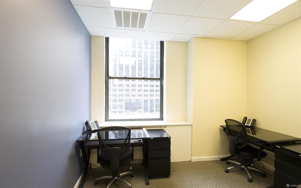 An interior shot of Windowed Day Office